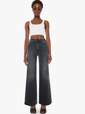 MOTHER Hudson Roller Sneak Sz 34 black